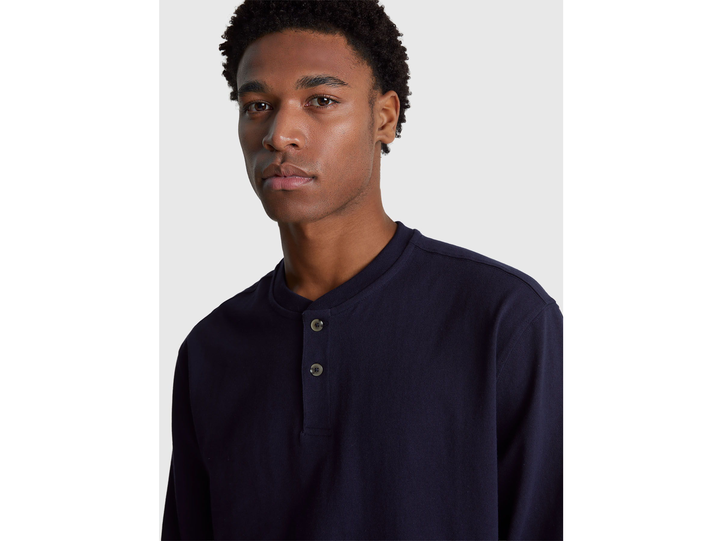 ROUND NECK SWEATL/S Herren image number 4